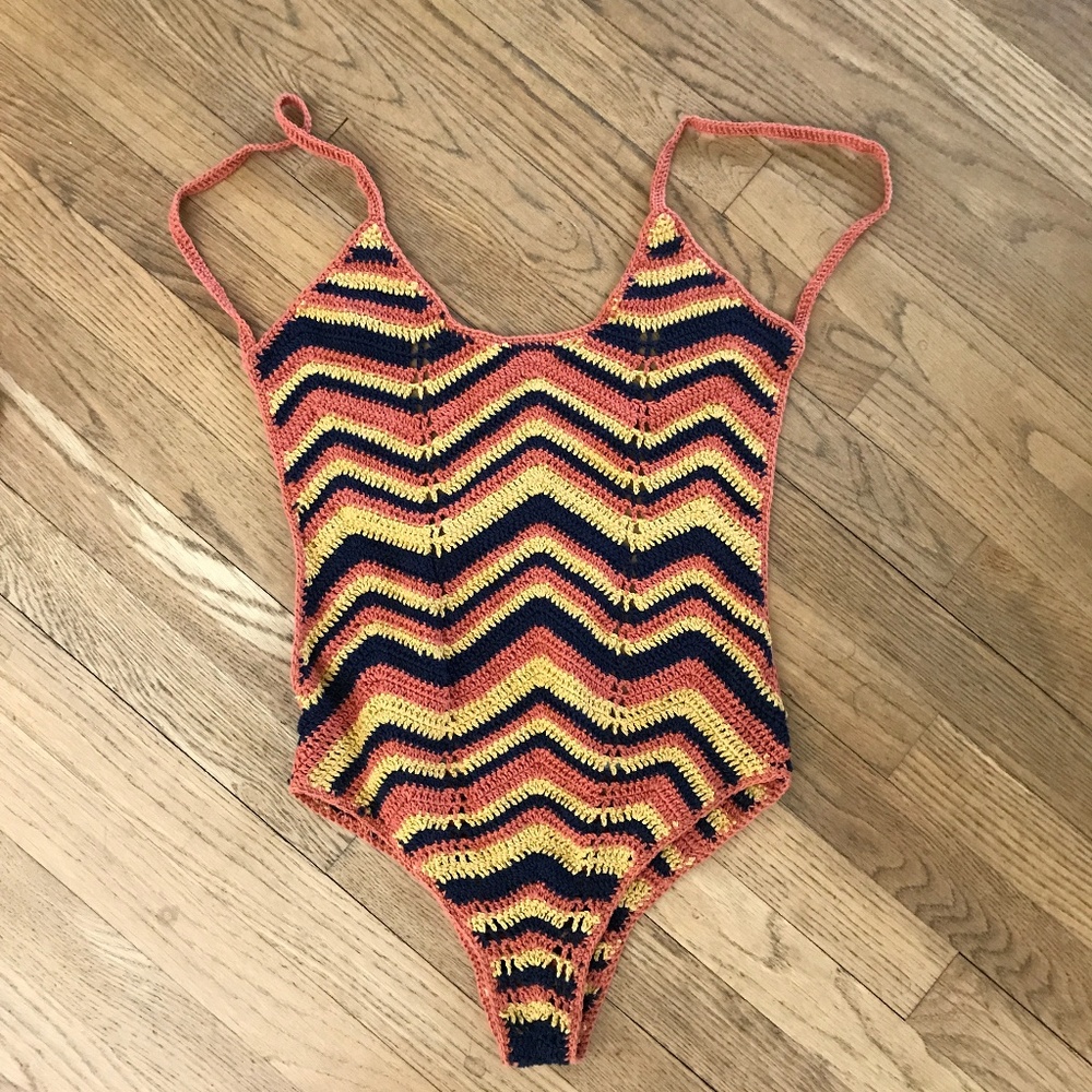 Bathing Sun Suit Crochet All That Remains S/M